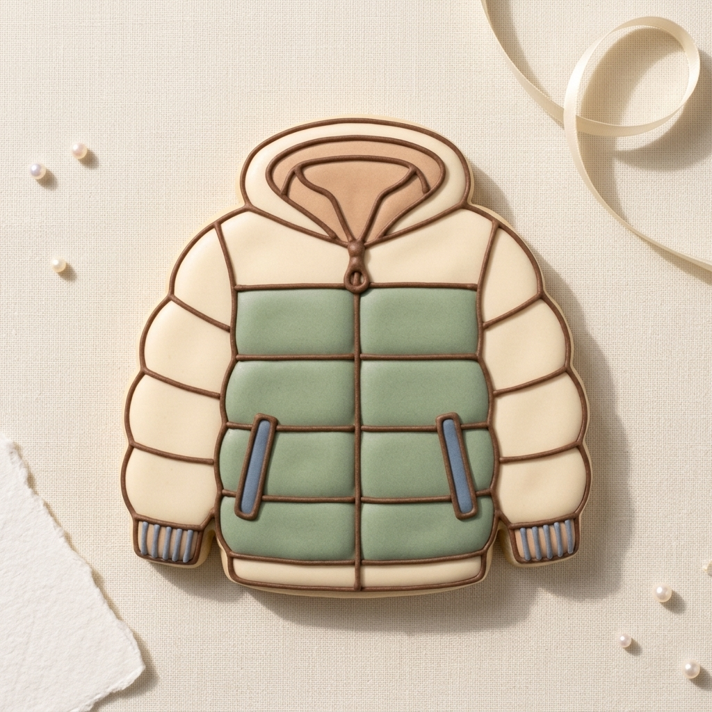 Puffy Jacket Cookie Cutter, 3D Printed Home &amp; Living Theme