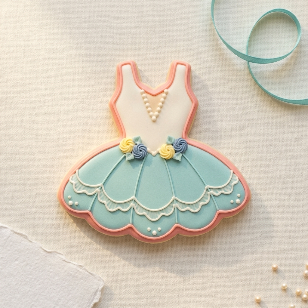 Ballerina Tutu Cookie Cutter, 3D Printed Party Theme