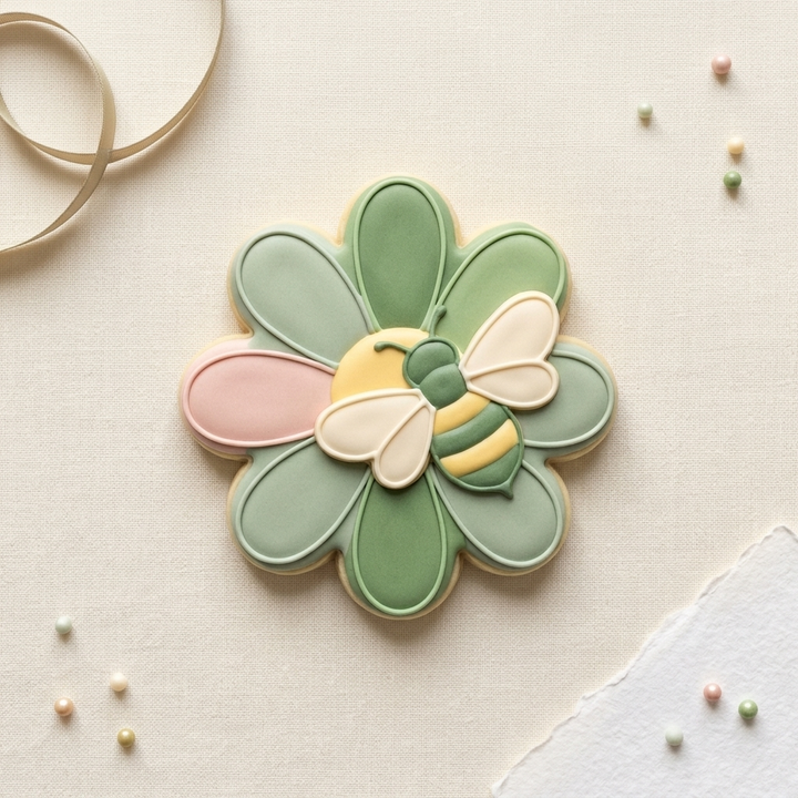 Daisy Bee Cookie Cutter, 3D Printed Garden Theme