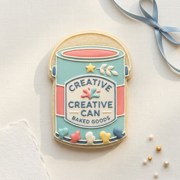 Paint Can Cookie Cutter, 3D Printed Party Theme