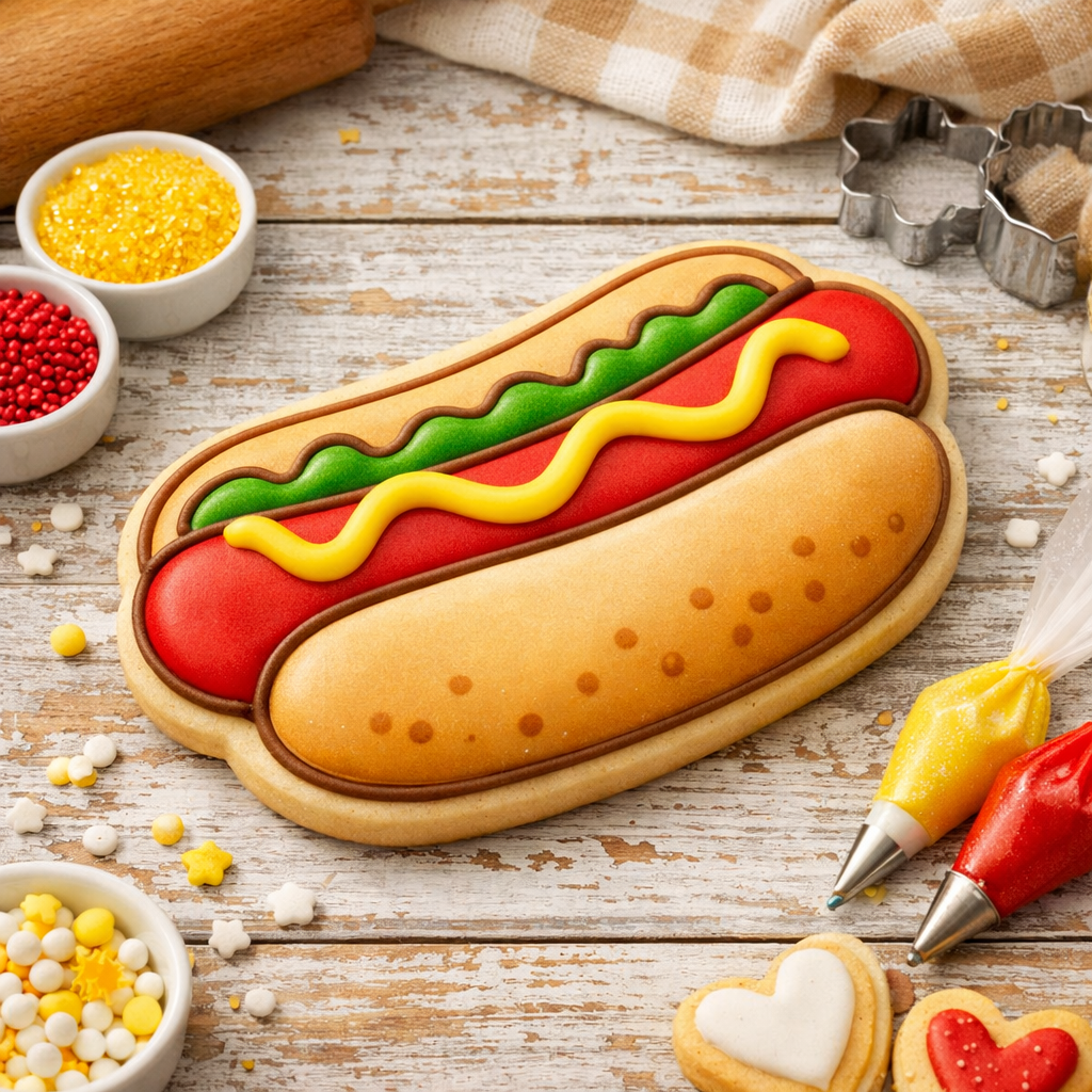 Fast Food Cookie Cutter Set - Pizza Burger Fries Bundle - 3D Printed Snack Party Cutters