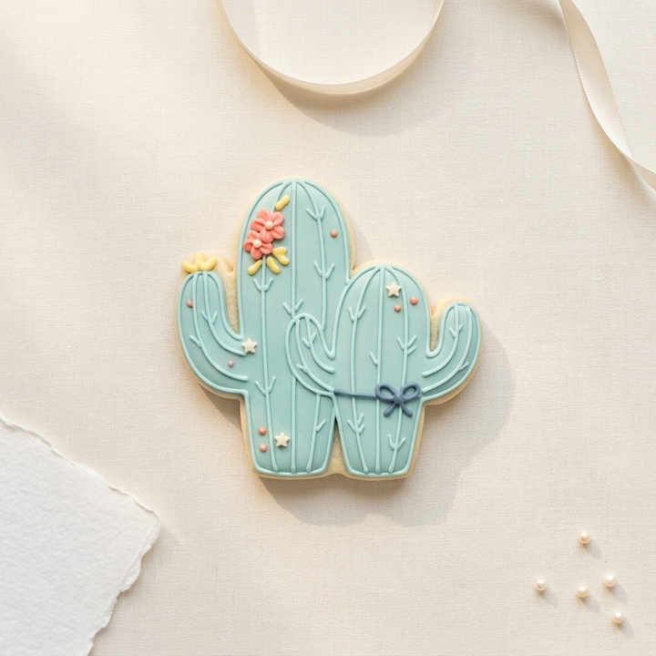 Cacti Couple Cookie Cutter, 3D Printed Party Theme