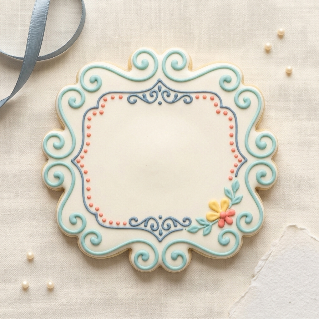 Extra Fancy Plaque Cookie Cutter, 3D Printed Plaque Theme