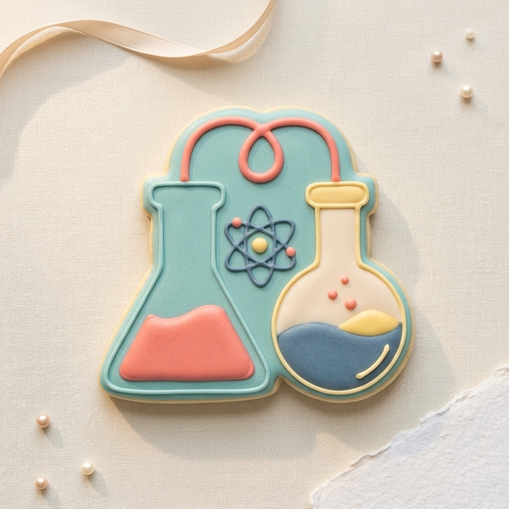 We Have Chemistry Cookie Cutter, 3D Printed Party Theme