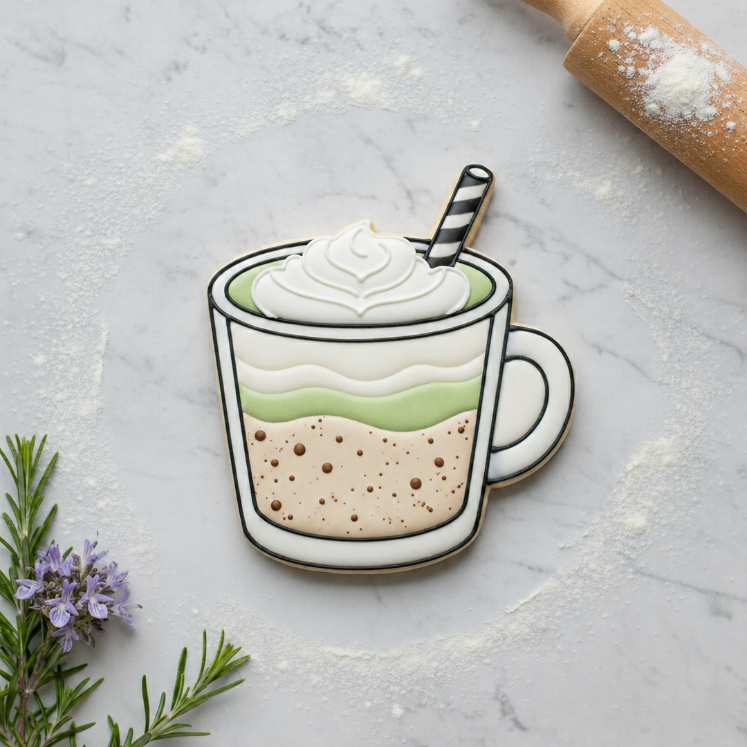 Coffee Barista Trio Cookie Cutter Set 3D Printed Bundle
