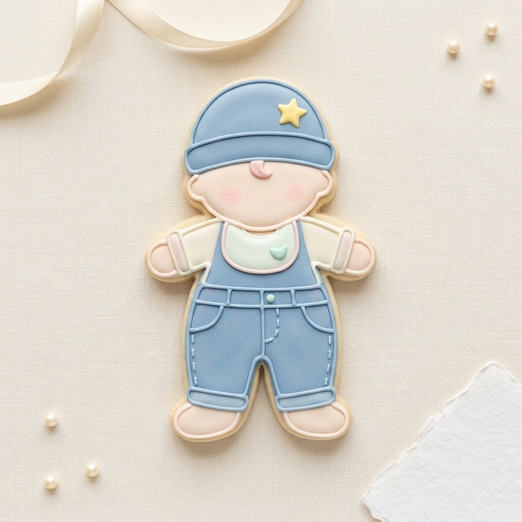 Blue Jean Baby Cookie Cutter, 3D Printed Baby Shower Theme