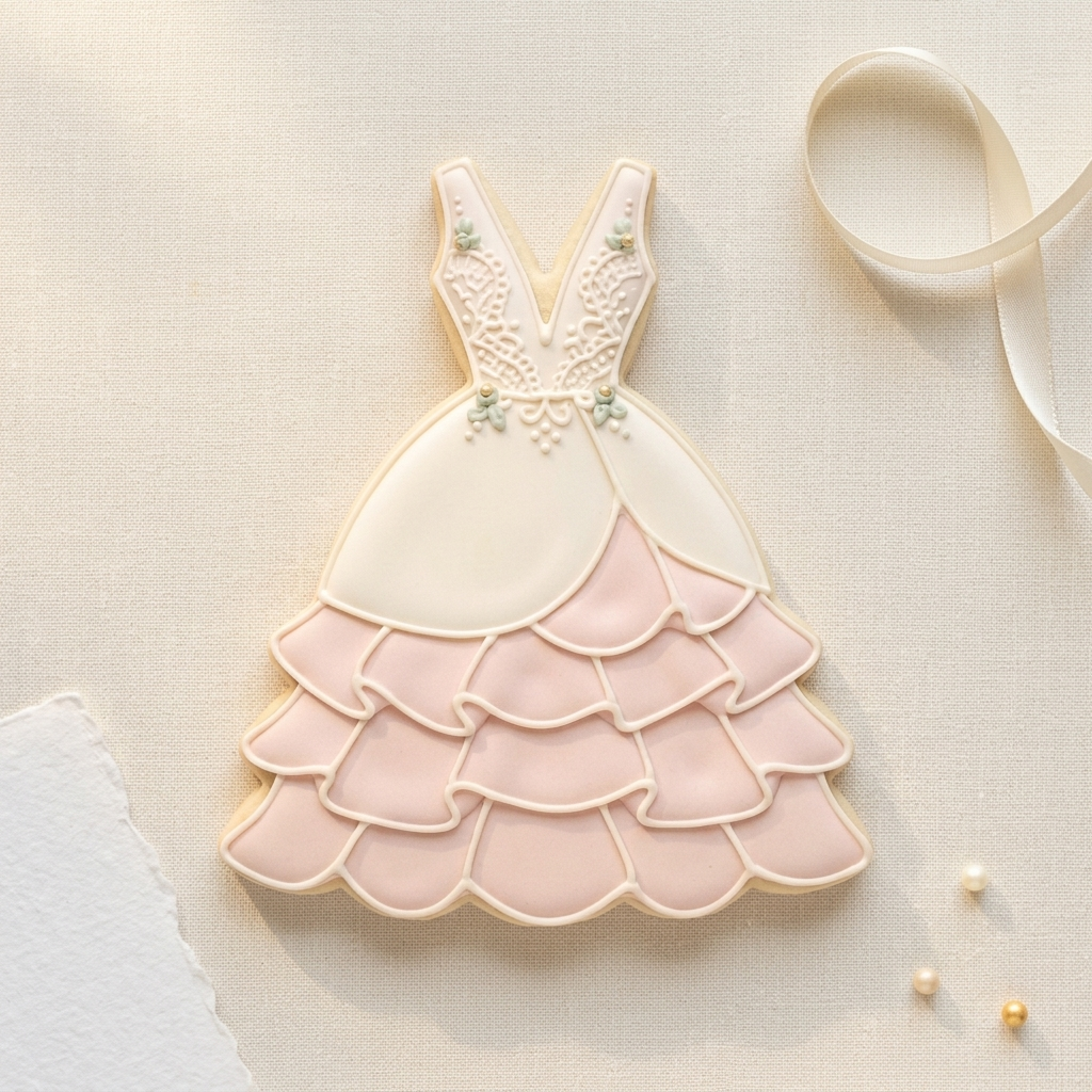 Bridal Shower Cookie Cutter Set Ring Dress Cake Bridal Trio Bundle 3D Printed Cutters
