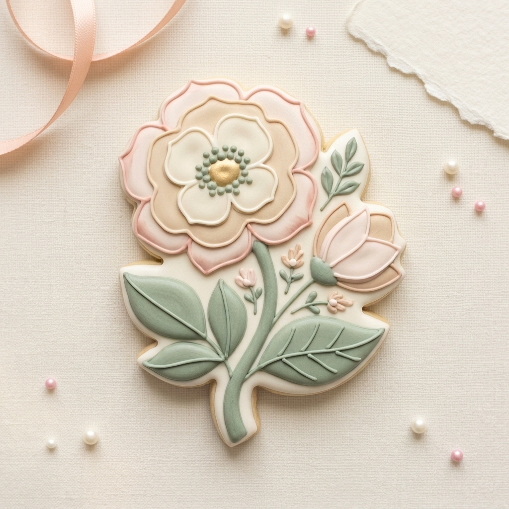 Spring Flower Gardening Cookie Cutter, 3D Printed Wedding Theme