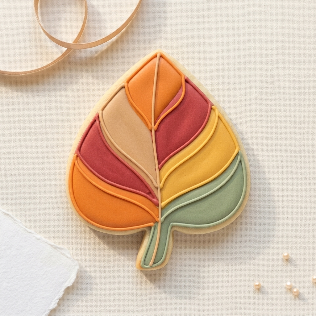 Fall Autumn Cottonwood Leaf Cookie Cutter, 3D Printed Thanksgiving Theme