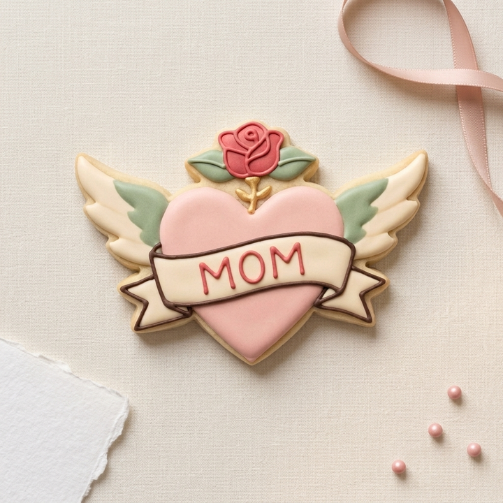 Mom Tattoo Cookie Cutter, 3D Printed Mother’s Day Theme
