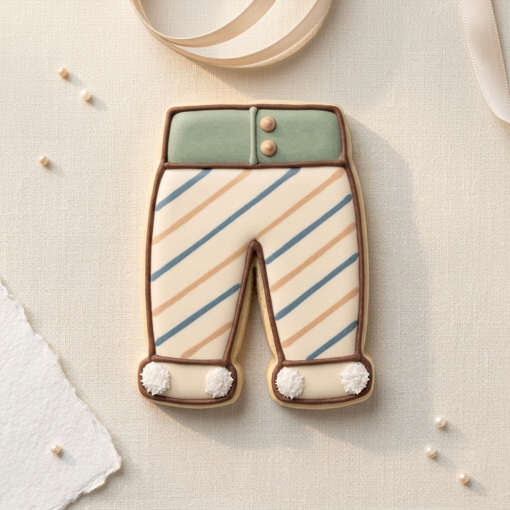 Santa Pajama Bottom Cookie Cutter, 3D Printed Home &amp; Living Theme