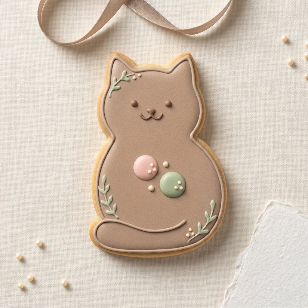 Cat Silhouette Cookie Cutter, 3D Printed Animal Theme