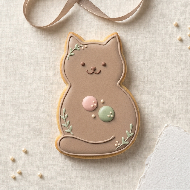 Cat Silhouette Cookie Cutter, 3D Printed Animal Theme