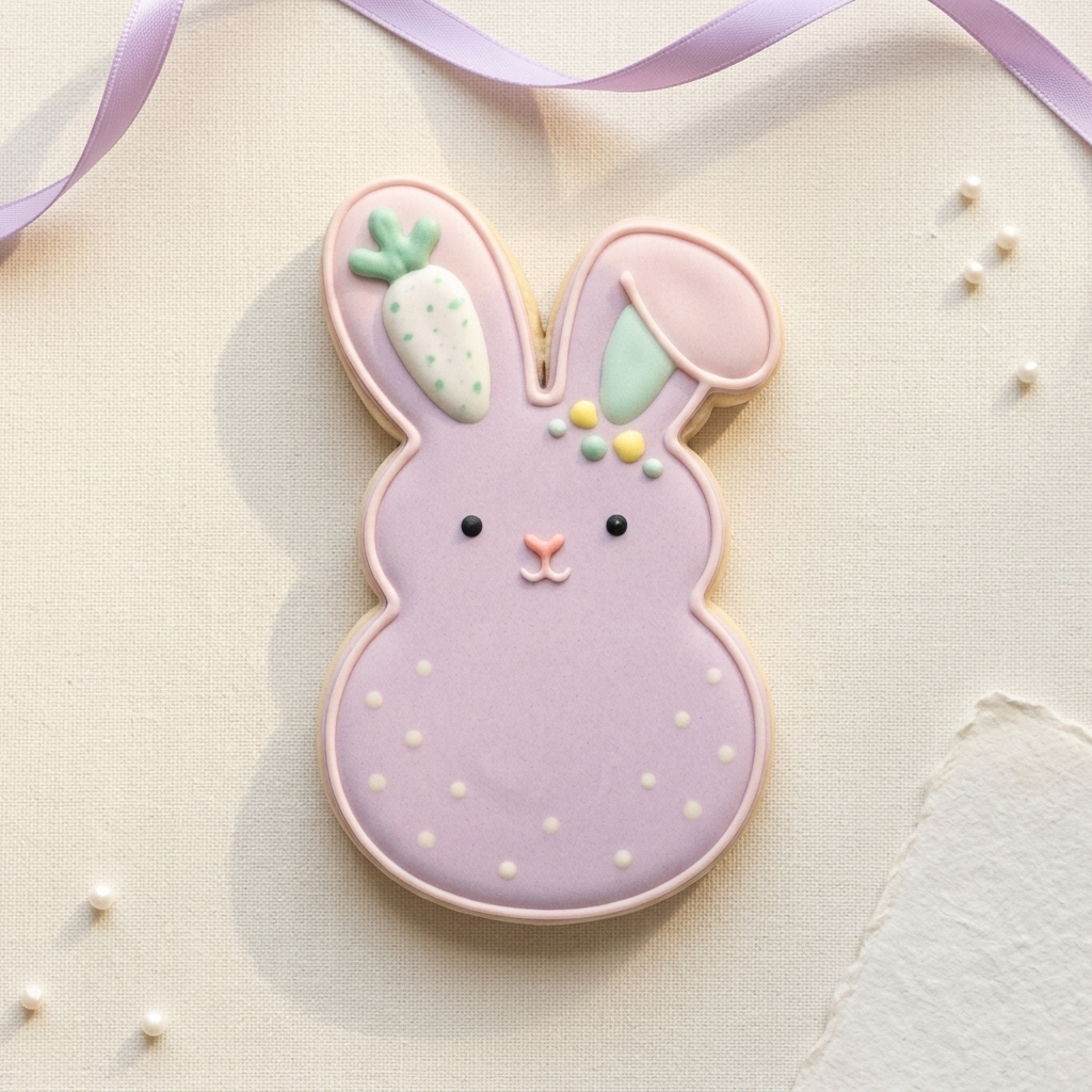 Veggie Bunny Easter Cookie Cutter, 3D Printed Easter Theme