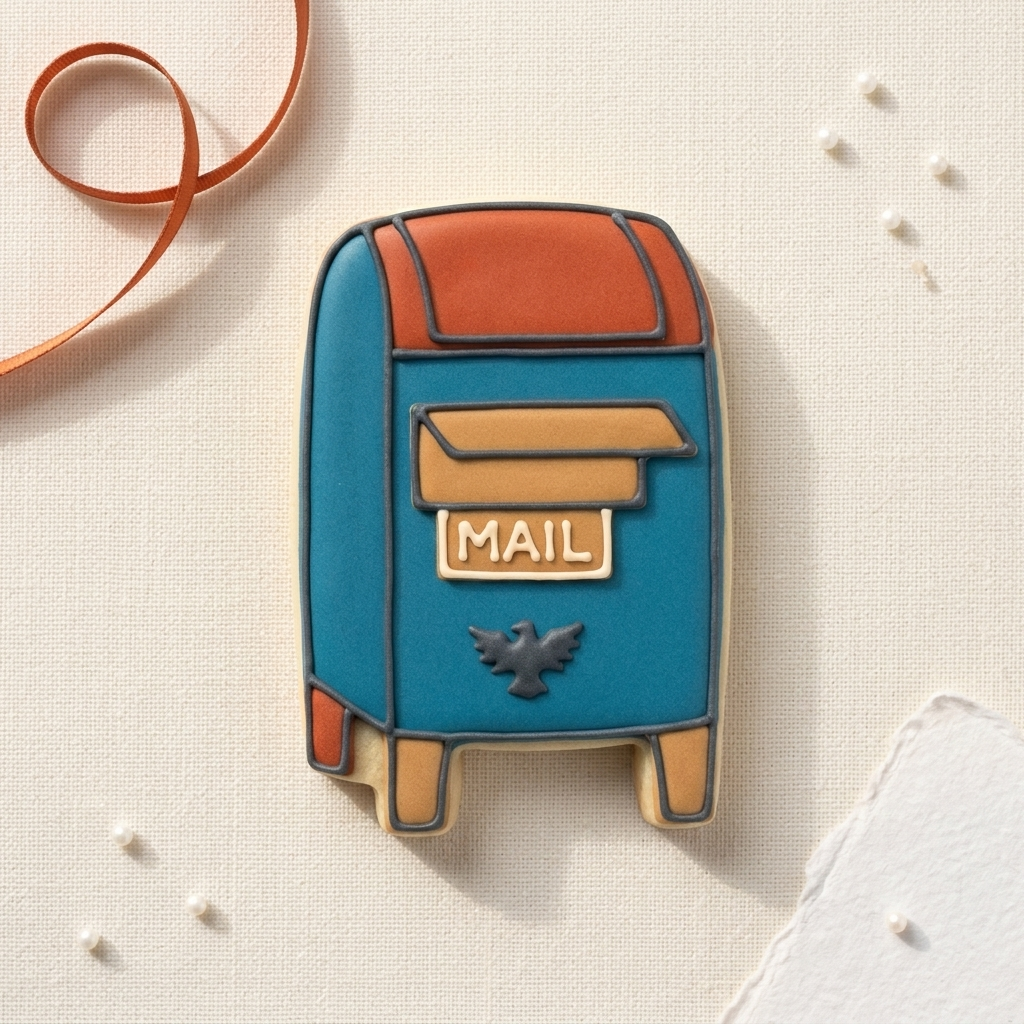Mail Drop Box Cookie Cutter, 3D Printed Travel Theme