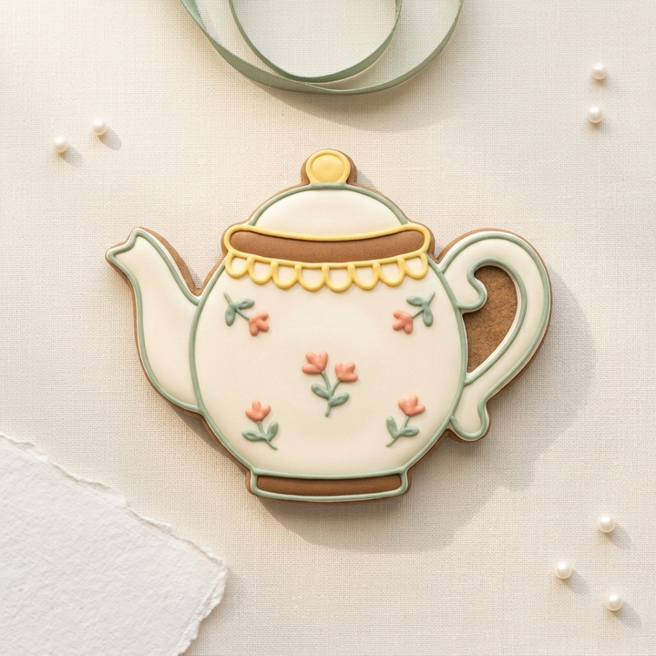 Tea Pot Cookie Cutter, 3D Printed Food Theme