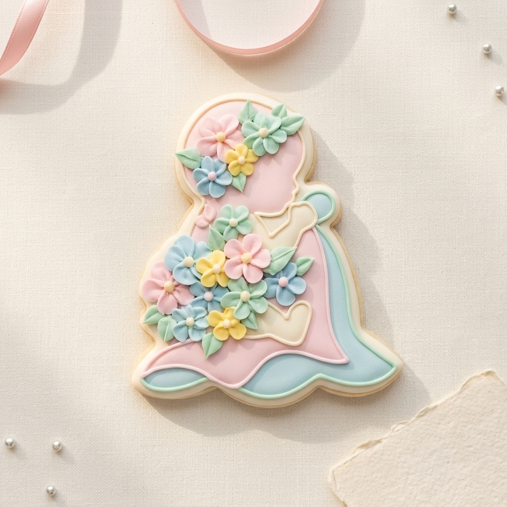 Wildflower Baby Cookie Cutter, 3D Printed Baby Shower Theme