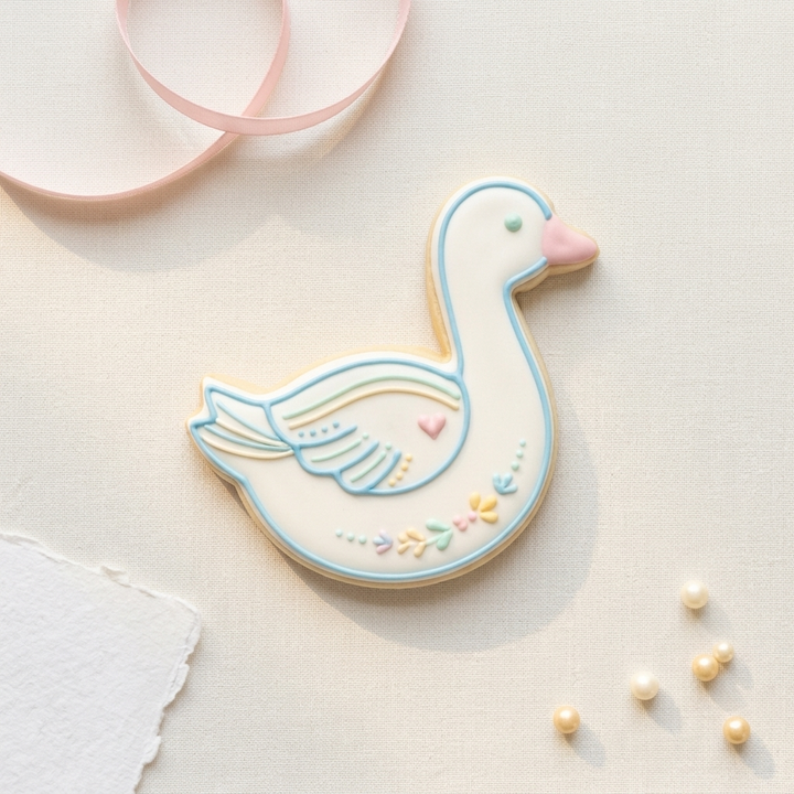 Baby Goose Cookie Cutter, 3D Printed Baby Shower Theme