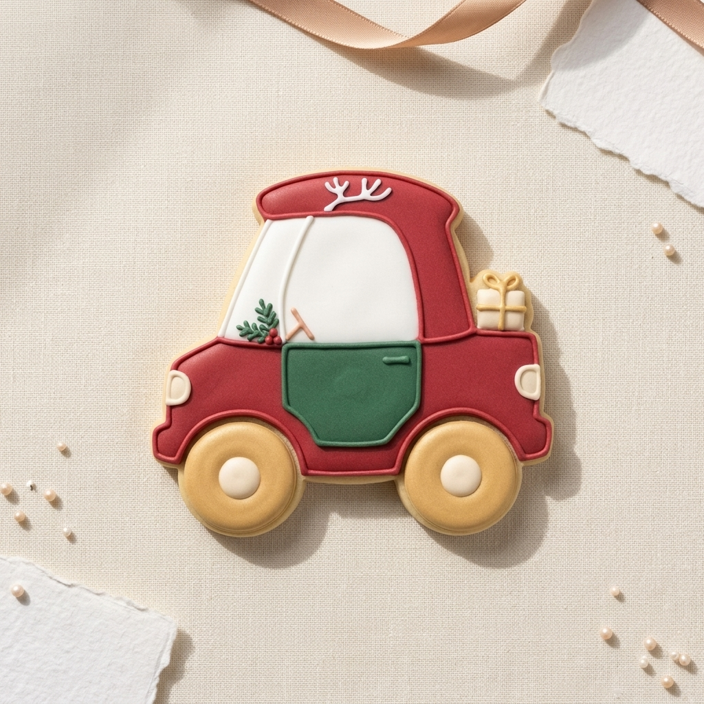 Christmas Truck Roadshow Quartet Cookie Cutter Set 3D Printed Bundle