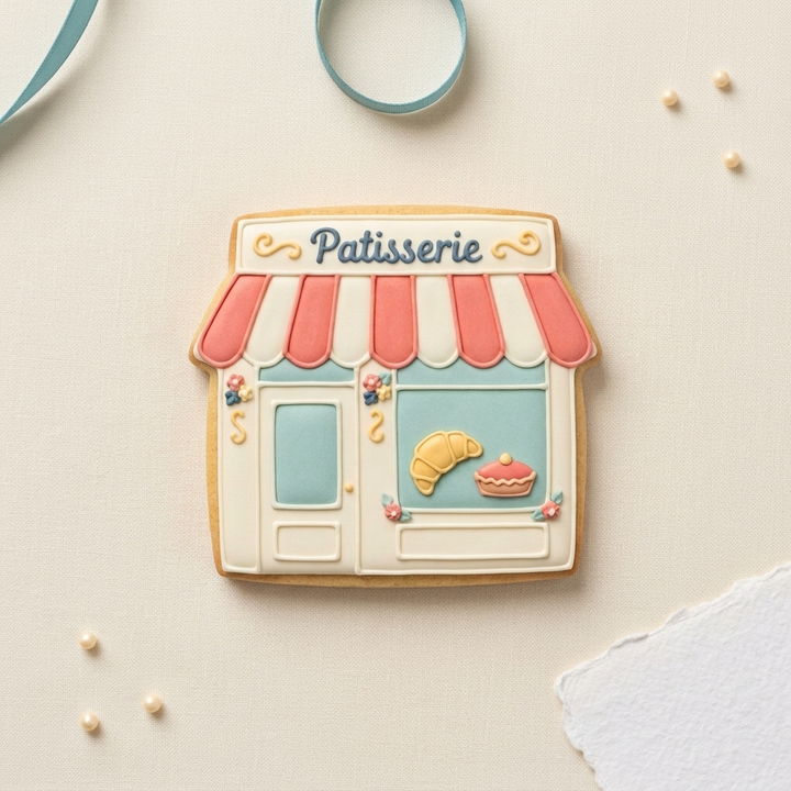 Patisserie Cookie Cutter, 3D Printed Cookie Theme