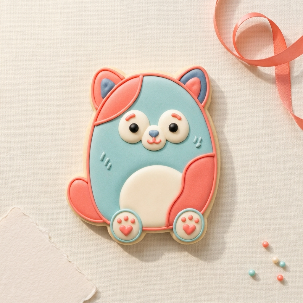 Squishy Plushes Cookie Cutter, 3D Printed Cookie Theme
