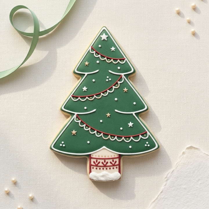 Tall Cozy Christmas Cookie Cutter, 3D Printed Christmas Theme