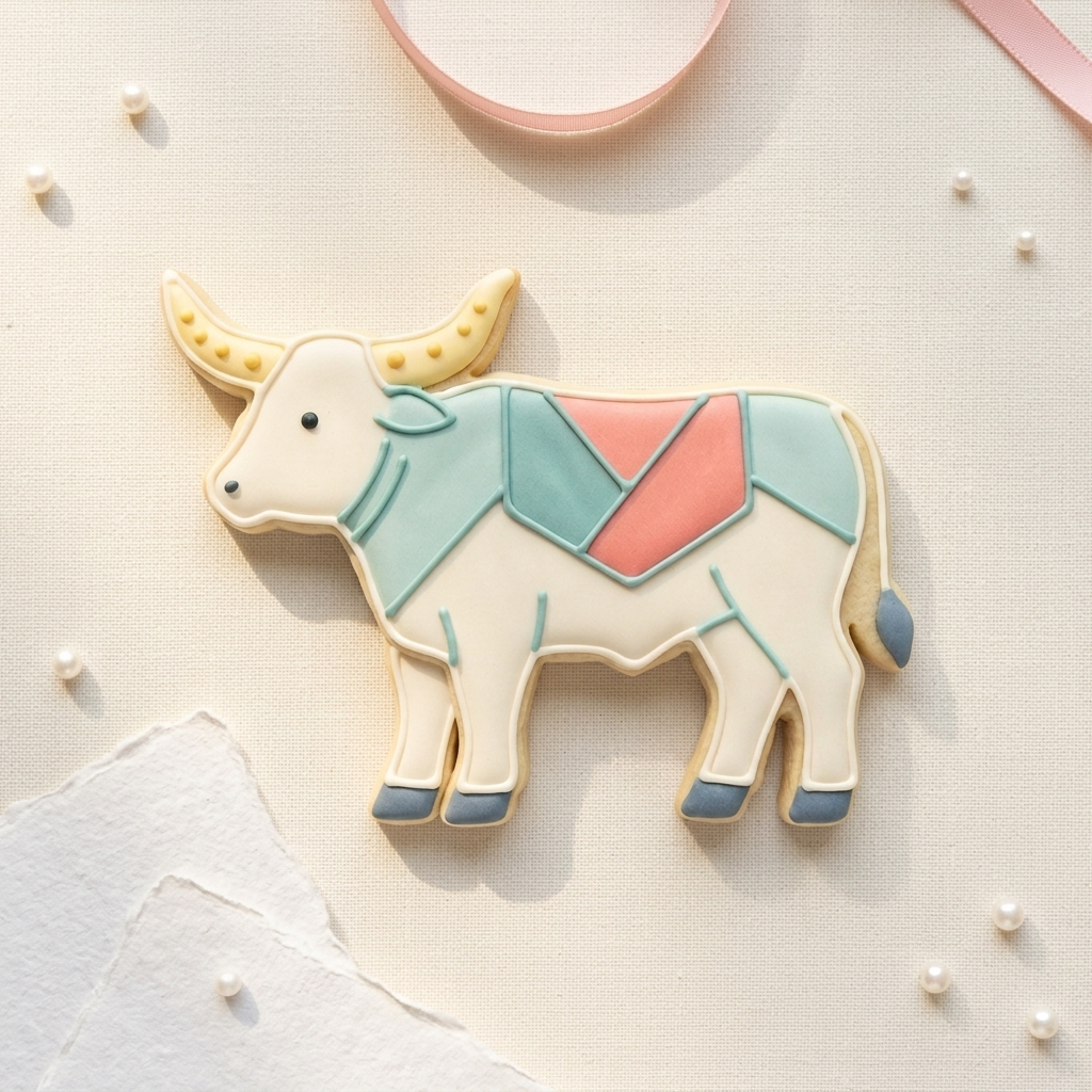 Steer Cookie Cutter, 3D Printed Cookie Theme