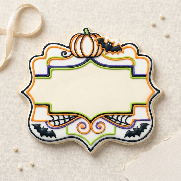 Halloween Name Plaques Cookie Cutter, 3D Printed Halloween Theme