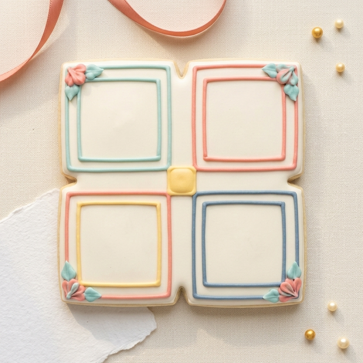 Multiple Square Cookie Cutter, 3D Printed Shape Theme