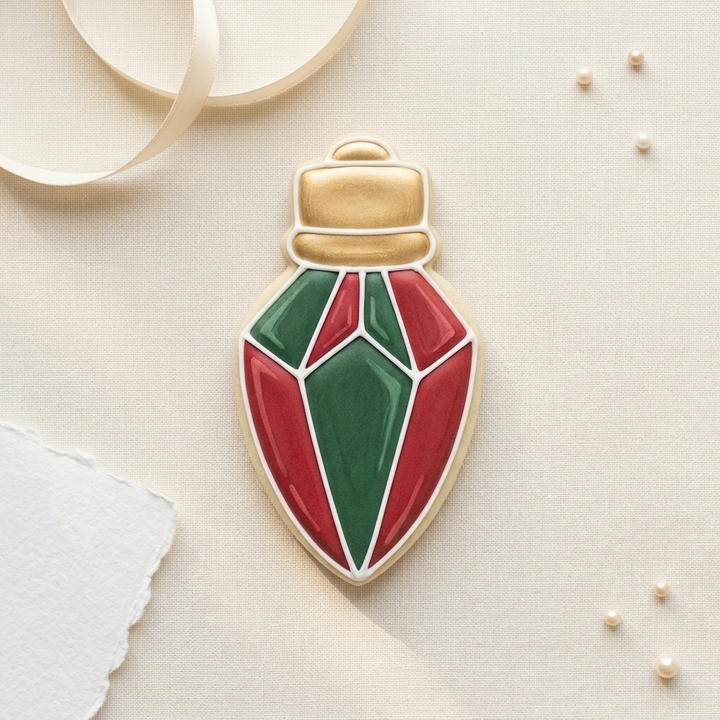 Christmas String Light Cookie Cutter, 3D Printed Christmas Theme
