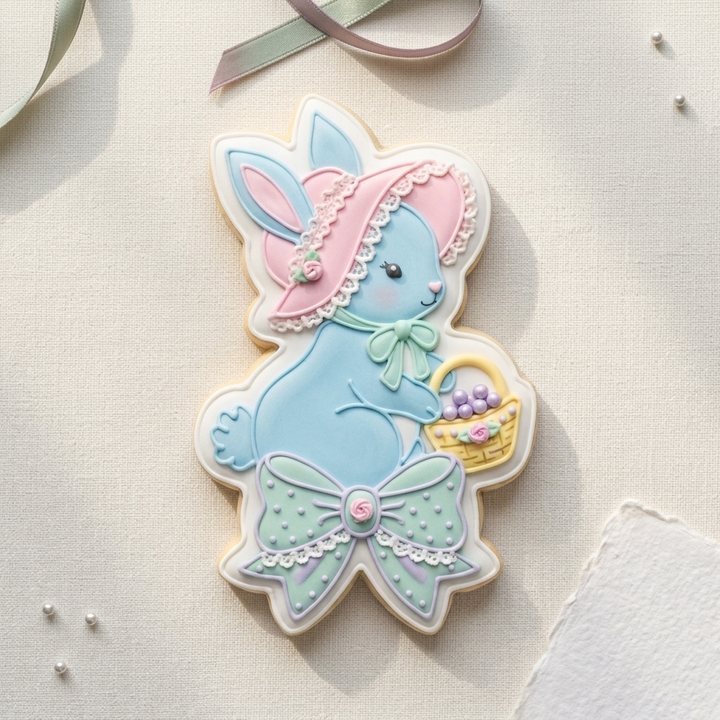 Coquette Easter Cookie Cutter, 3D Printed Easter Theme