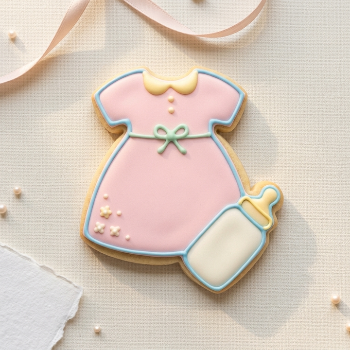 Baby Dress Cookie Cutter, 3D Printed Baby Shower Theme