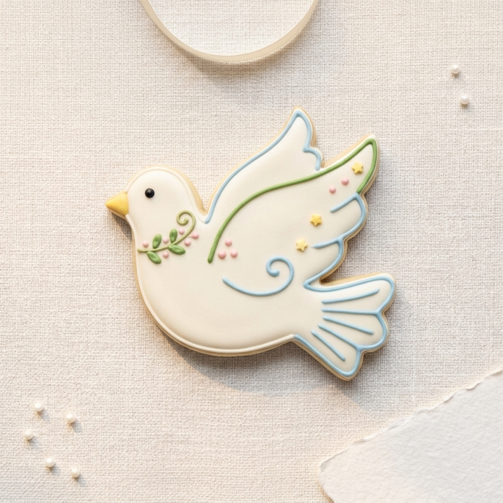 Dove Cookie Cutter, 3D Printed Garden Theme