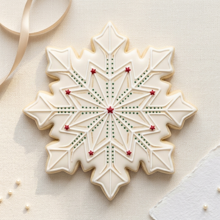 Paper Snowflake Cookie Cutter, 3D Printed Christmas Theme