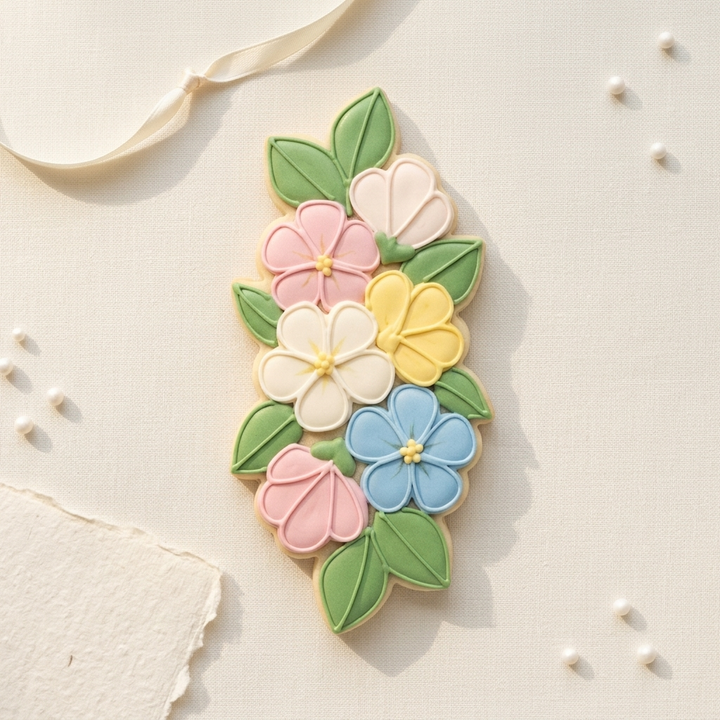 Tall Flower Cookie Cutters” Tall Cookie Cutter, 3D Printed Garden Theme