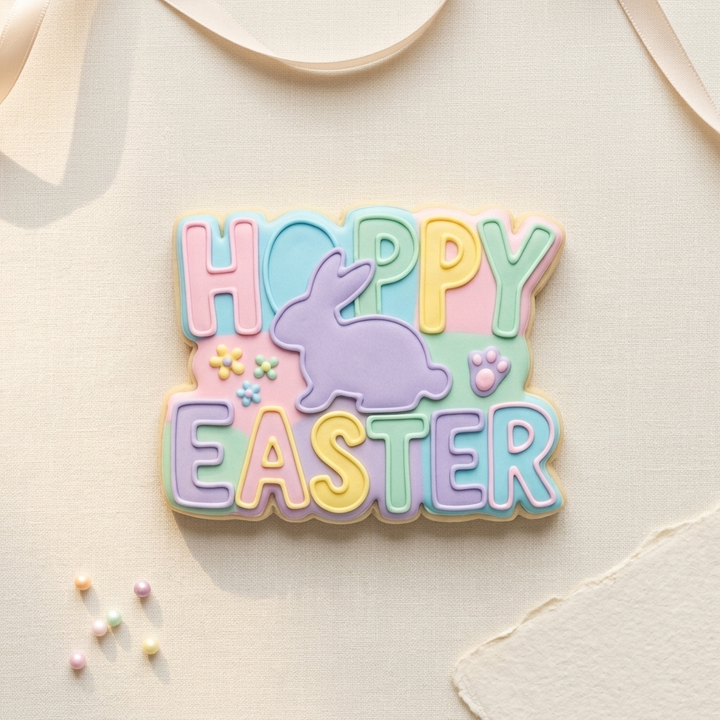 Easter Bunny Hop Trio Cookie Cutter Set 3D Printed Bundle