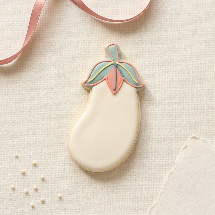 Eggplant Cookie Cutter, 3D Printed Cookie Theme
