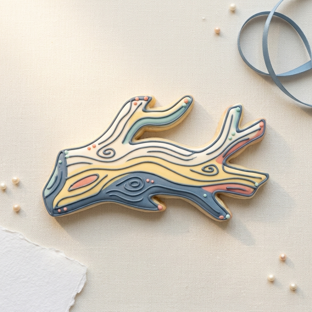 Driftwood Cookie Cutter, 3D Printed Cookie Theme