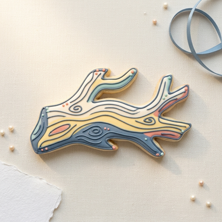 Driftwood Cookie Cutter, 3D Printed Cookie Theme