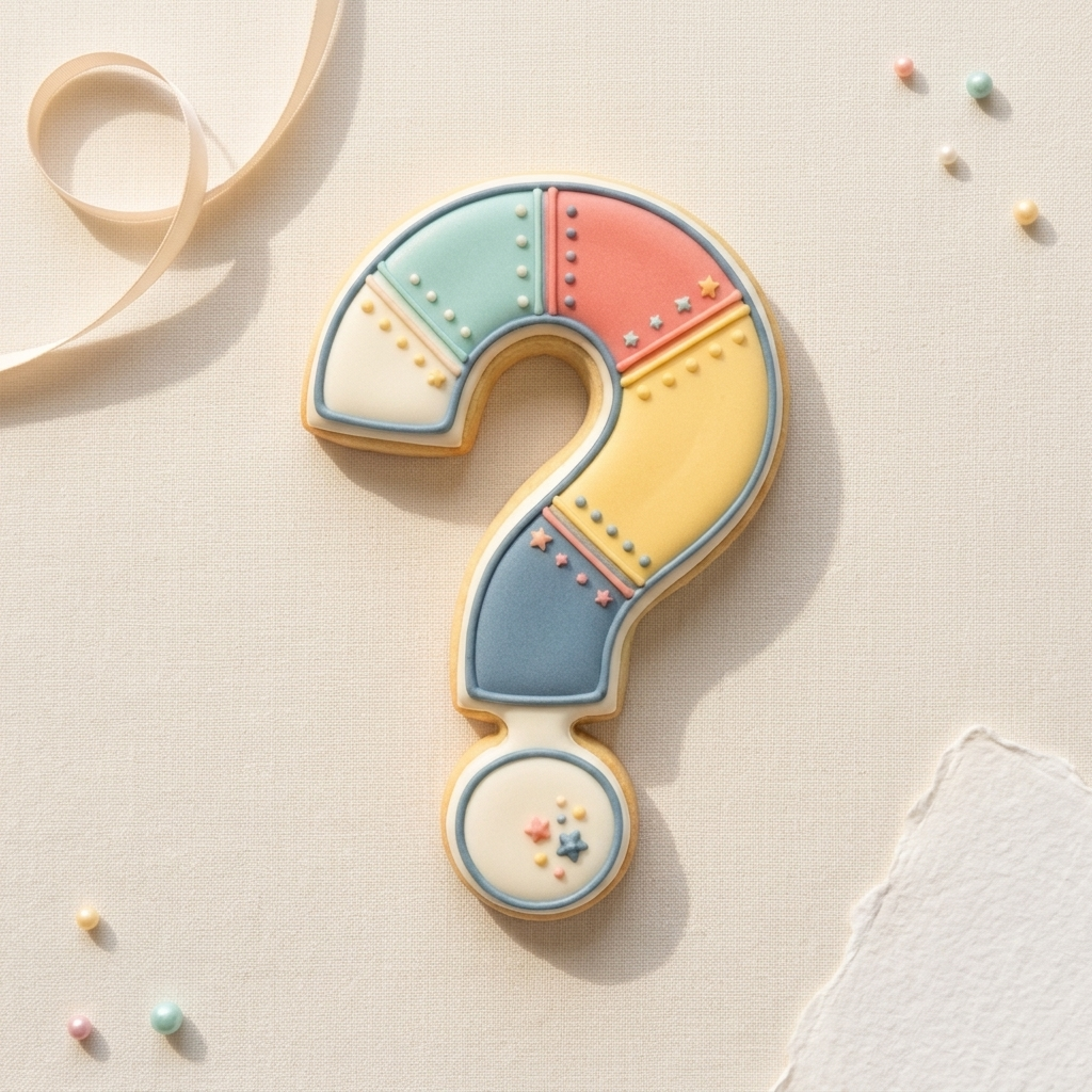Question Mark Cookie Cutter, 3D Printed Cookie Theme