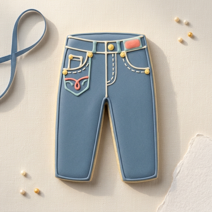 Jeans Cookie Cutter, 3D Printed Cookie Theme