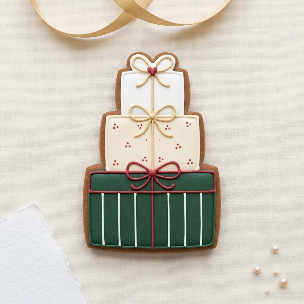 Christmas Stacking Gifts Cookie Cutter, 3D Printed Christmas Theme