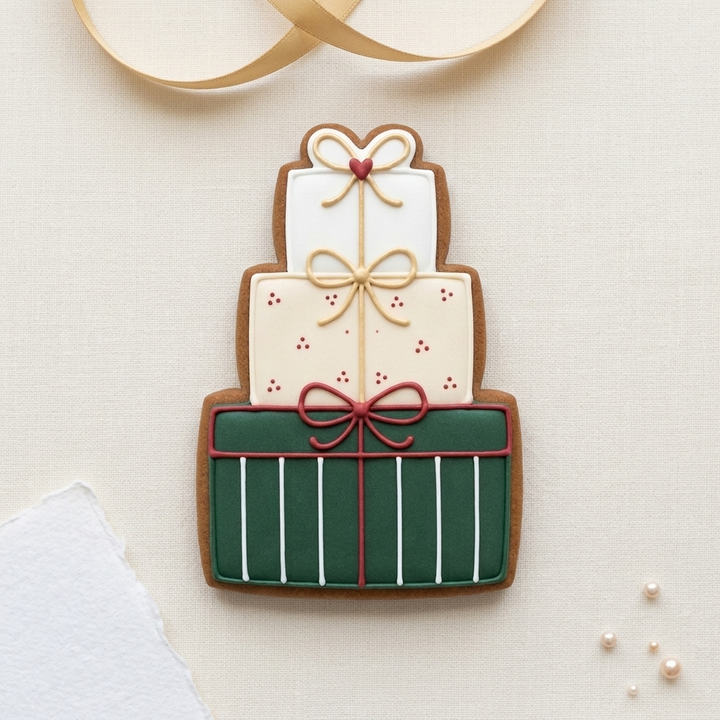 Christmas Stacking Gifts Cookie Cutter, 3D Printed Christmas Theme
