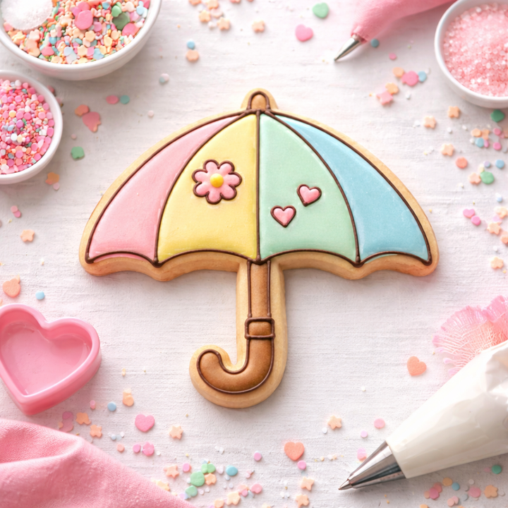 Spring Weather Cookie Cutter Set - Rainbow Sun Rain Bundle - 3D Printed Cookie Cutters