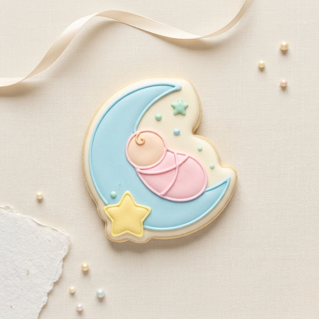 Baby Cookie Cutter, 3D Printed Baby Shower Theme