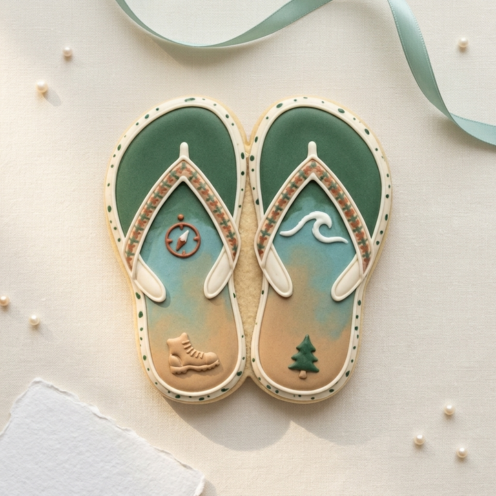 Beach Day Vacation Sextet Cookie Cutter Set 3D Printed Bundle