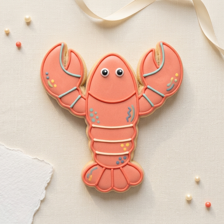 Chubby Crawfish Cookie Cutter, 3D Printed Cookie Theme