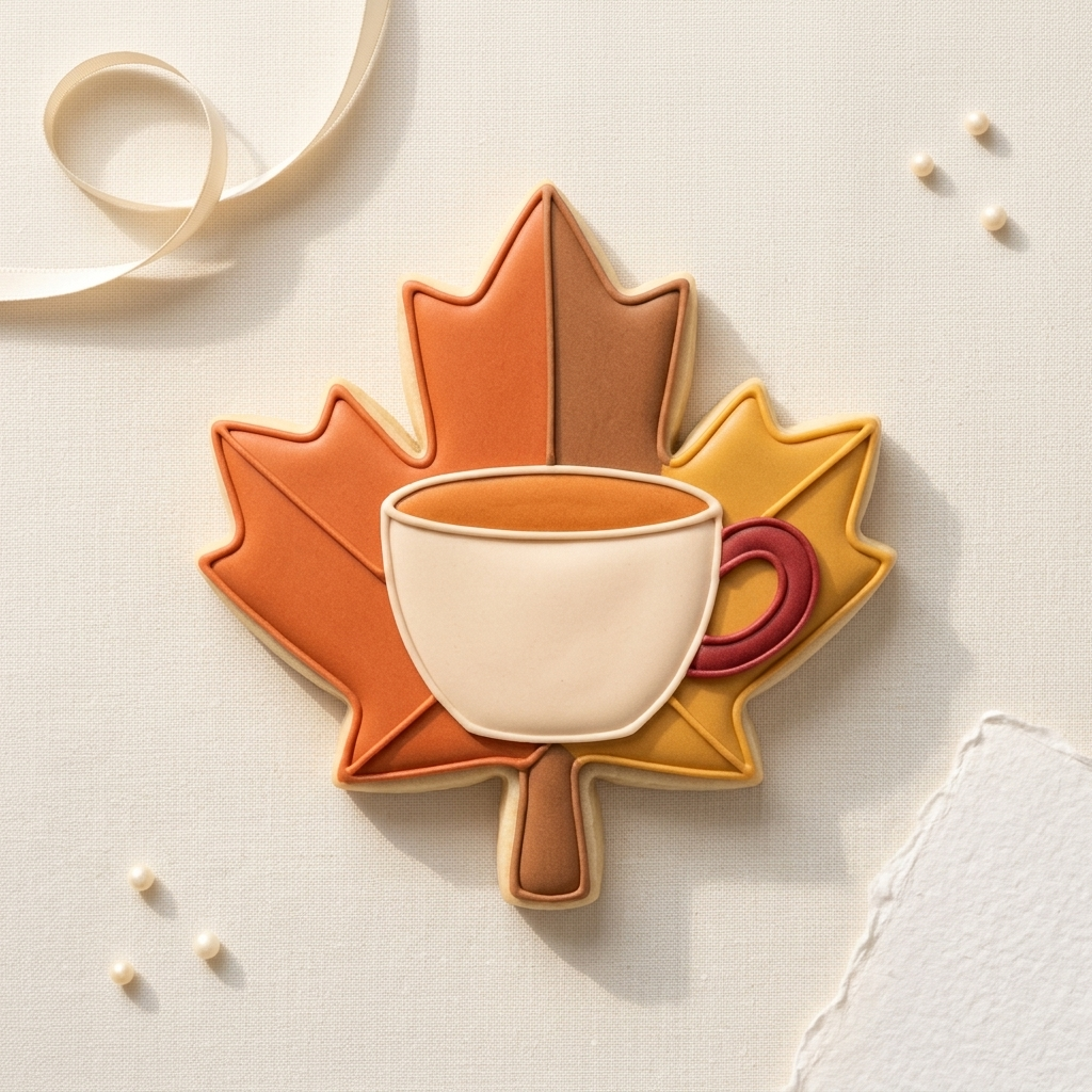 Maple Leaf Canada Outline Cookie Cutter, 3D Printed Holiday Theme