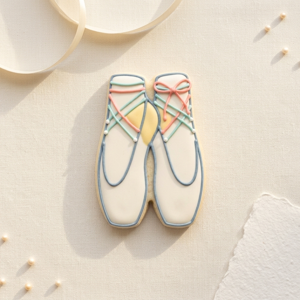 Ballet Shoes 1 Cookie Cutter, 3D Printed Cookie Theme
