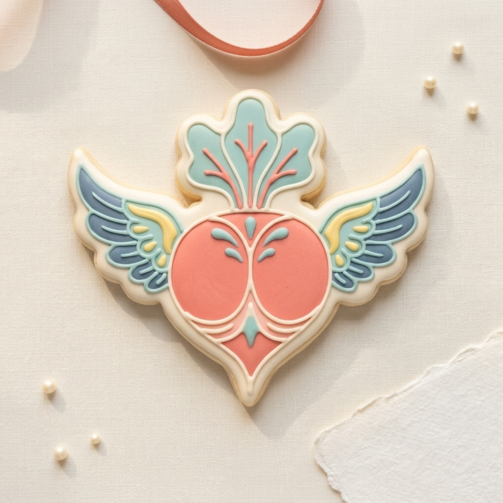 Beet Cookie Cutter, 3D Printed Cookie Theme